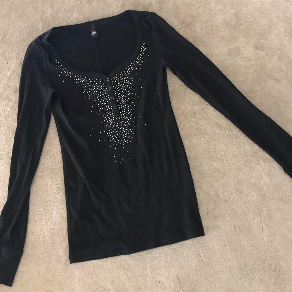 Love sleeve sparkle gem tee from VS